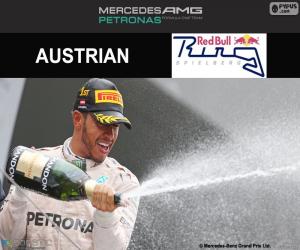 Puzzle Λιούις Χάμιλτον 2016 Αυστριακός Grand Prix
